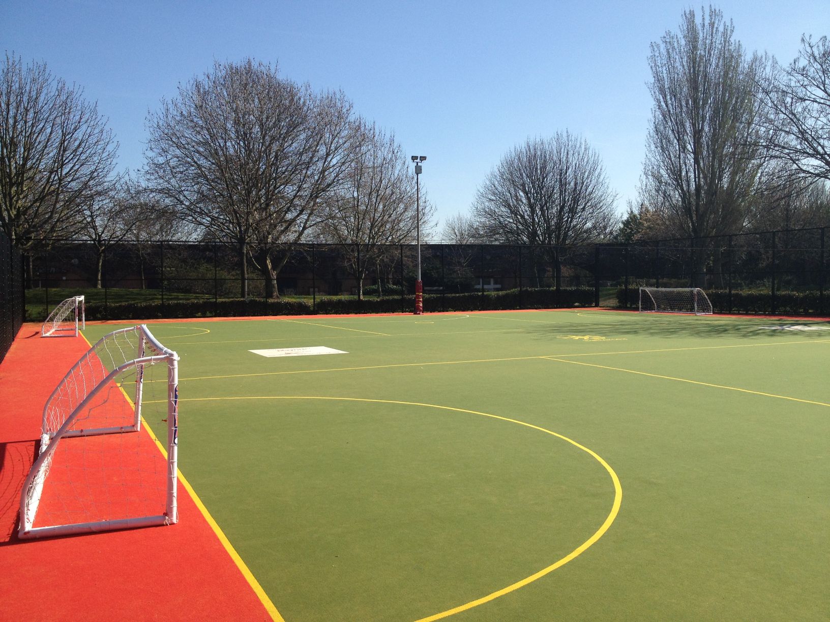 Matchplay 2 pitches can be finished with customised markings, or even permanently inlaid with markings if required.