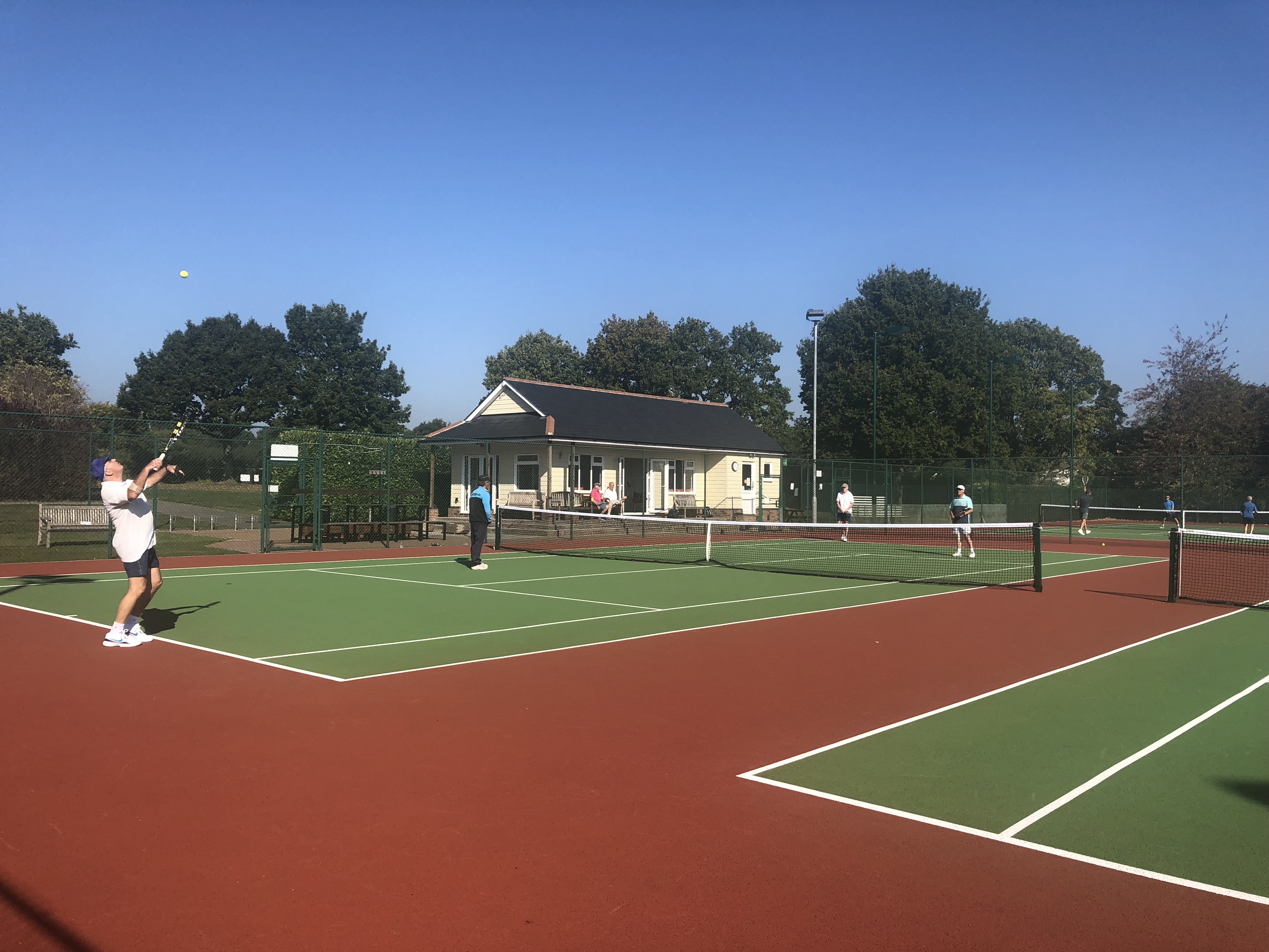 SAPCA accredited tennis court resurfacing for an Essex club