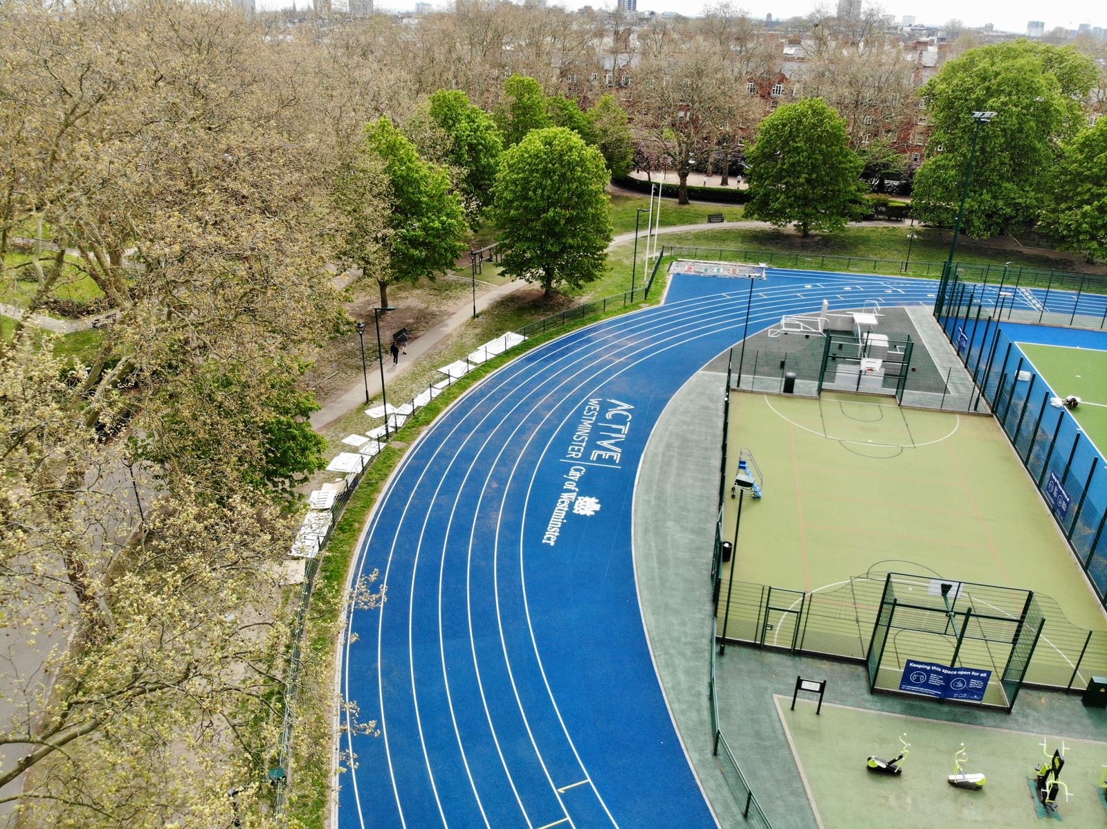 The athletics track surface was project managed by Everyone Ective, with ETC Sports Surfaces Ltd as the main contractor.