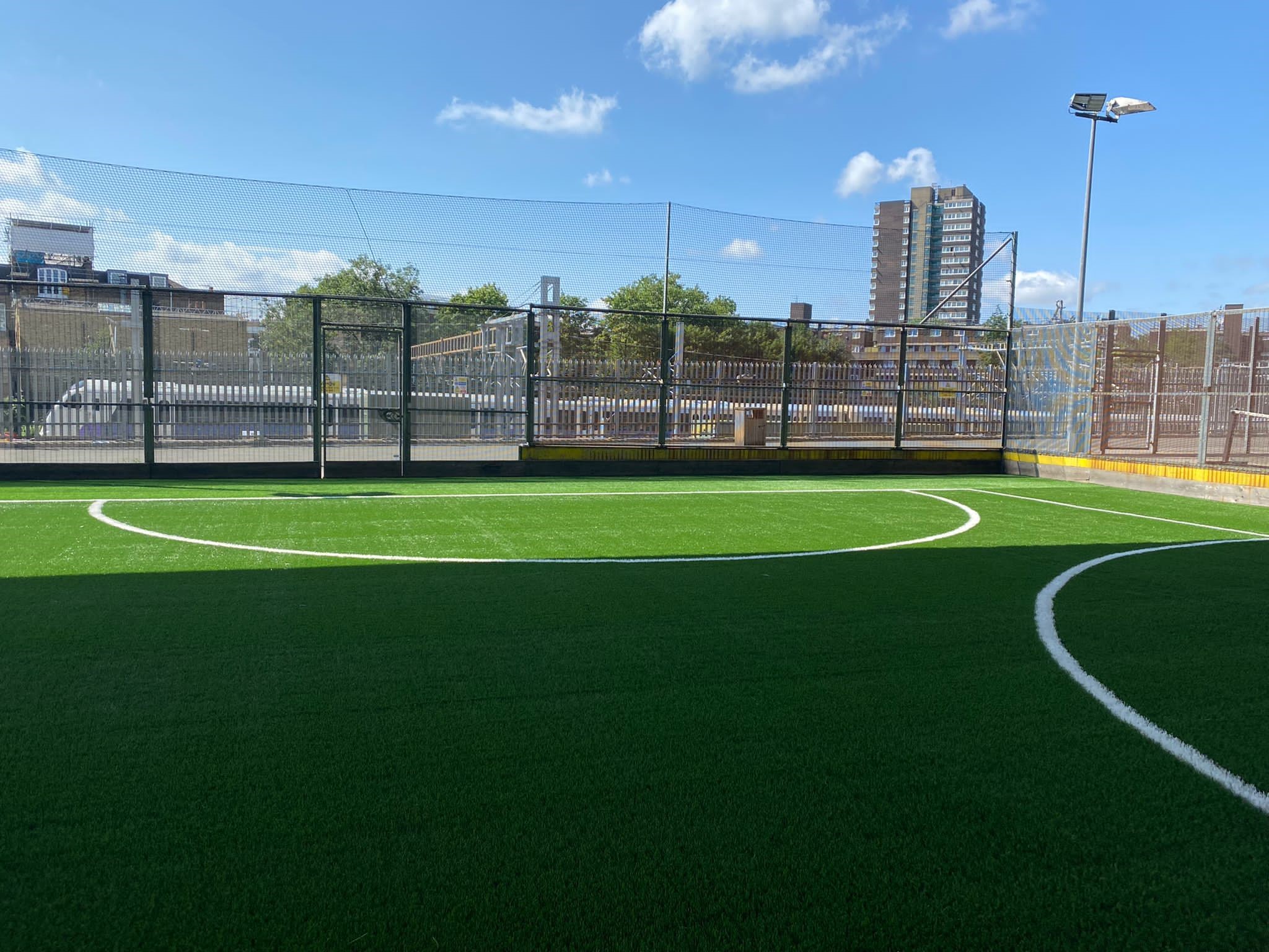 Another prime example of ETC Sports Surfaces football pitch design and resurfacing services in West London.